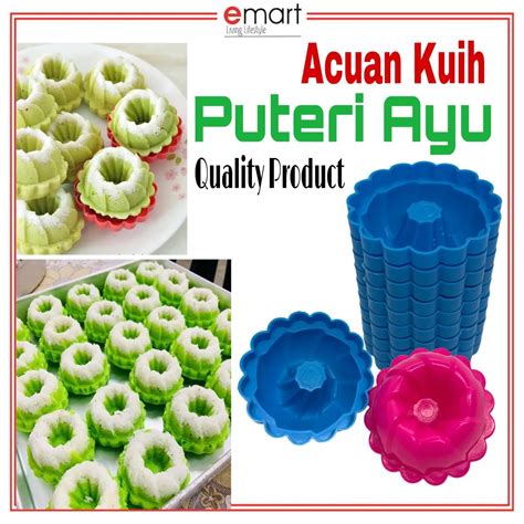 Acuan Kuih Seri Ayu Acuan Kuih Puteri Ayu 10pcs By Azim Bakery Bch