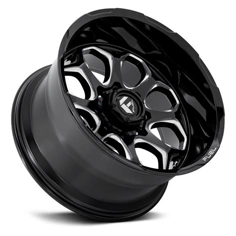 Fuel Fc Scepter Wheels Gloss Black With Milled Accents Rims