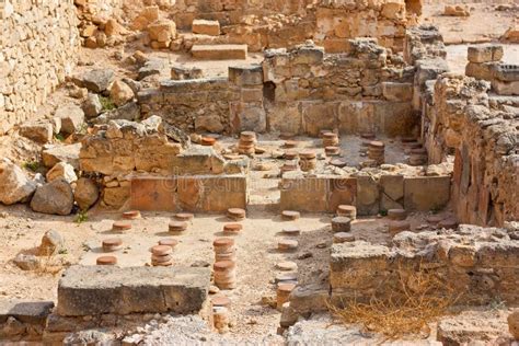 Paphos Archaeological Site, Historic Ruins Stock Image - Image of build ...