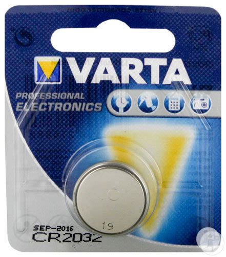 Varta Professional Electronics CR2032 Lithium Knopfzellen 1 Stück Apo24