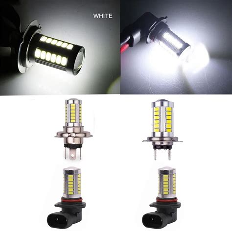 Set Lampi De Ceata Auto H H K Led Ip Lumeni Alb