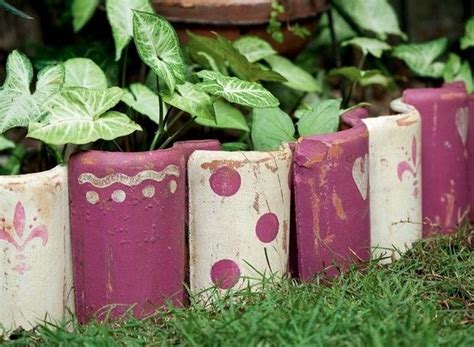 Ideas Hermosas Para Decorar Tu Jardin Con Tejas De Barro