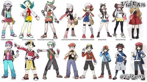 Pokémon Generaciones Personajes Youtube