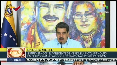 Entrevista A Presidente Nicol S Maduro En El Programa Di Logo