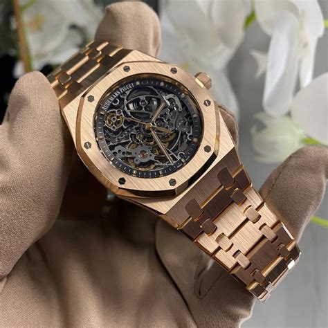 Audemars Piguet Royal Oak Openworked Rose Gold Skeleton For