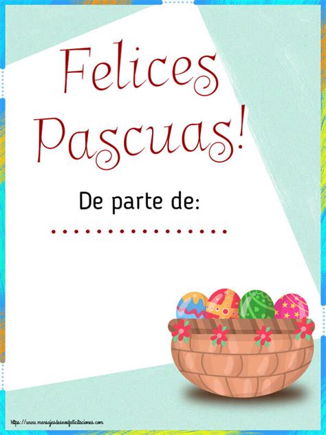 Felicitaciones Personalizadas De Pascua Felices Pascuas Deseo