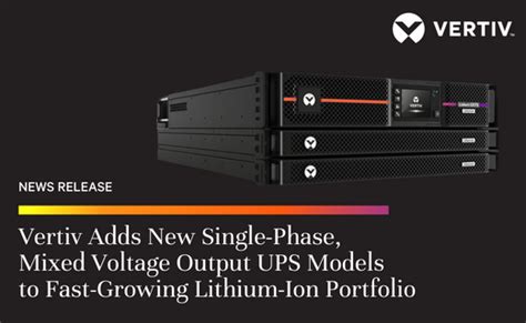 Vertiv On Twitter Vertiv Is Adding New Single Phase Mixed Voltage