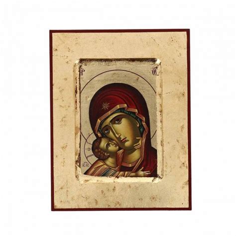 Our Lady Of Tenderness Lithographed Icon 10x13 Cm 13200219