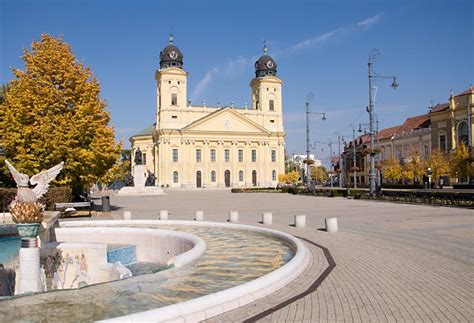 Debrecen, Hungary stock image. Image of dome, street - 35291563