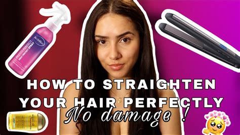 How To Straighten Your Hair Without Damaging Your Curls Two Passes Only