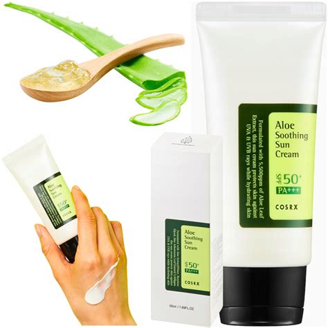 Cosrx Spf Aloe Soothing Sun Cream Krem Przeciws Oneczny Ml