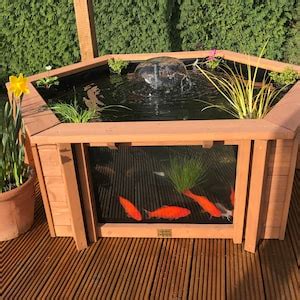 Lily Clear View Garden Aquarium Raised Garden Fish Pond With Windows