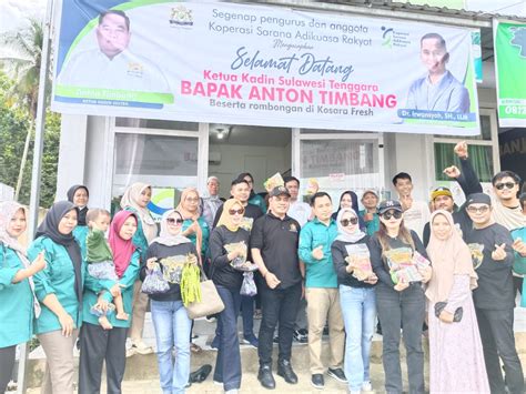 Kadin Sultra Kunjungi Binaan UMKM Koperasi Kosara MNC Trijaya Kendari