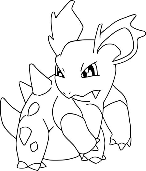 Gen 1 Pokemon Nidorina Coloring Page Free Printable Coloring Pages