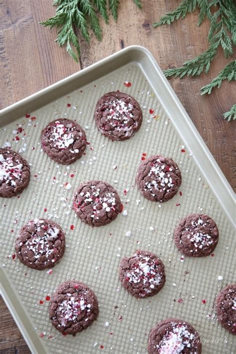 Chewy Chocolate Peppermint Cookies Julie Blanner