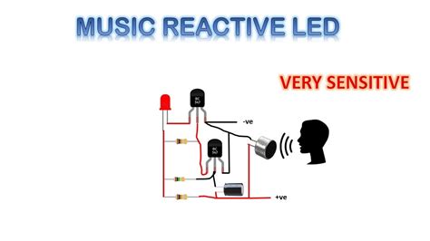 How To Make Music Reactive LED Using BC547 Transistor DIY Music