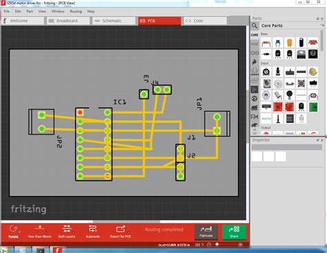 L293d Motor Module Pcb Parts Submit Fritzing Forum