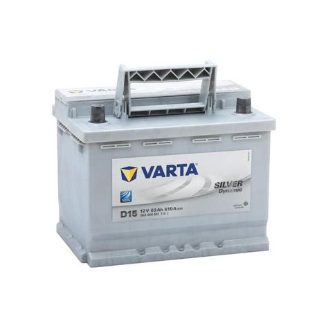 Batterie Varta Silver Dynamic D15 12v 63ah 610a L2d 5634000613162