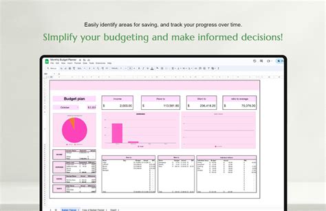 Free Monthly Budget Planner - Download in Excel, Google Sheets ...