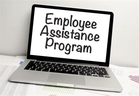 Eap Employee Assistance Program Text And Notepad With Pen Charts And