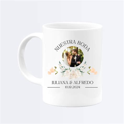 Taza Boda Personalizada Con Fotograf A Pulpoint