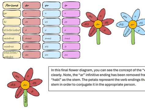 Spanish Present Tense Regular Verbs Worksheet Beginners Easy