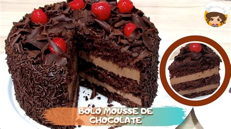 Bolo Mousse De Chocolate 🎂🍫 Mil DelÍcias Na Cozinha Youtube