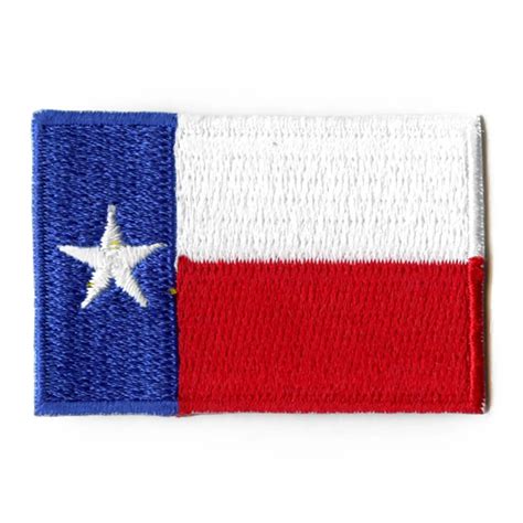 Mini Texas Flag Patch Hat State Embroidered Iron On Patch Collection