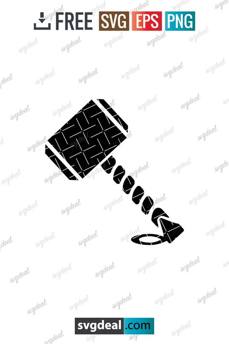 Free Thor Hammer Svg