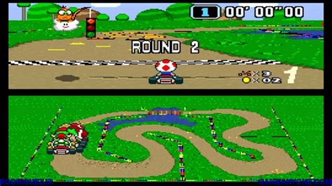 Super Mario Kart Walkthrough Mushroom Cup 100cc Part 1 Youtube