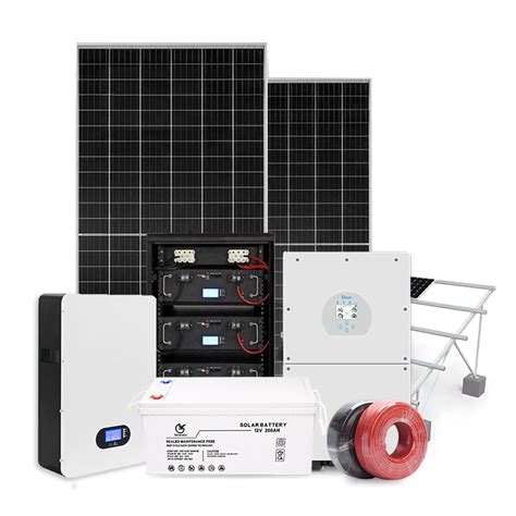 Complete Hybrid Solar Energy System Phase Kw Kw Kw V Hybrid