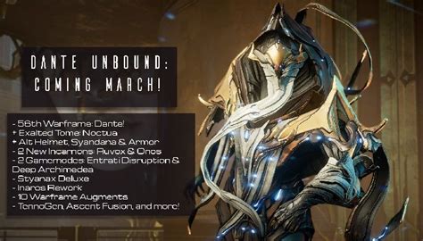 Warframe S Dante Unbound Update Detailed With Dante S Mmo Caster