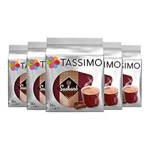 Amazon TASSIMO Suchard Hot Chocolate 16 T DISCs Pack Of 5 Total