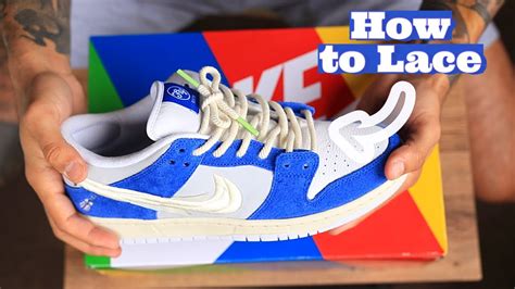 How To Lace Your Nike Sb Dunks The Right Way Youtube