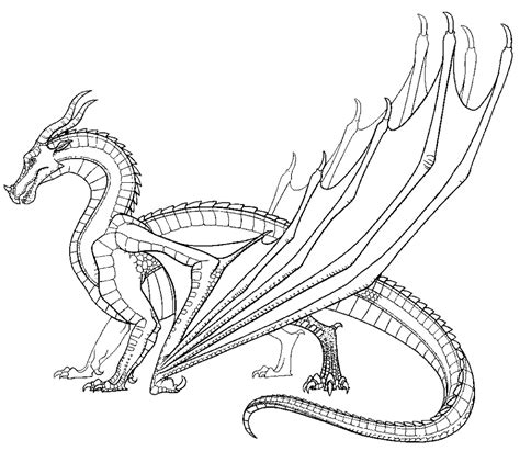 Wings Of Fire Rainwing Coloring Pages Ms Paint Coloring Pages