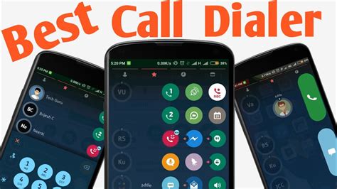 Best Call Dialer App For Your Android Phone 2017 2018 Youtube