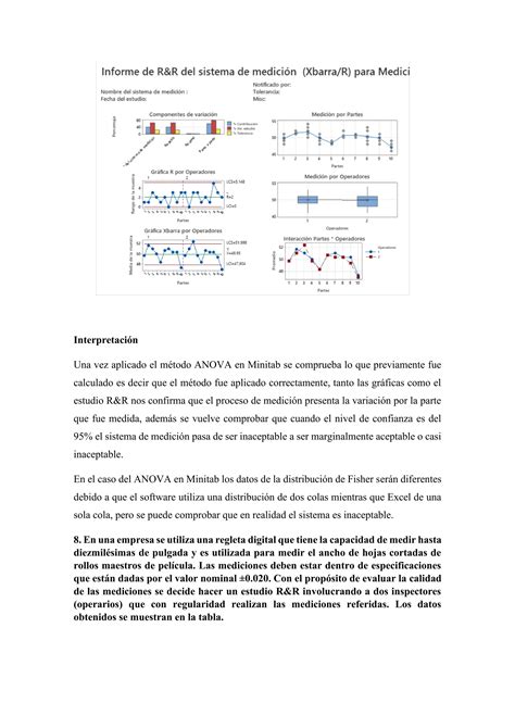 Taller R R CALIDAD DE MEDICIONES Pdf