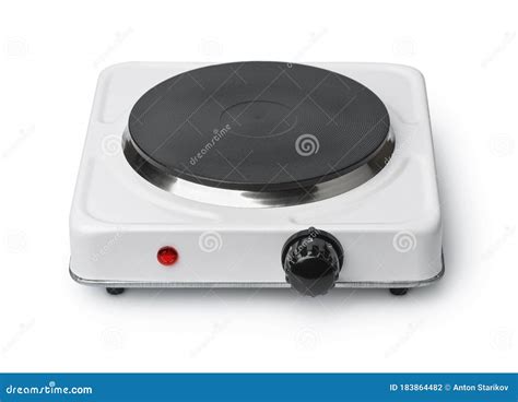 Portable Single Burner Electric Stove Stock Photo Image Of Burn