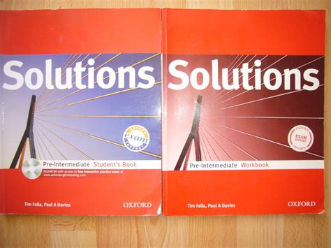Solutions pre intermediate student s book