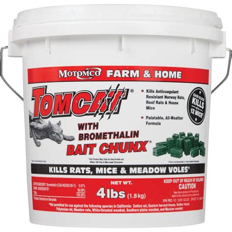 TOMCAT Bait Chunx 4 Lb Rat Mouse Killer With Bromethalin Do It Best