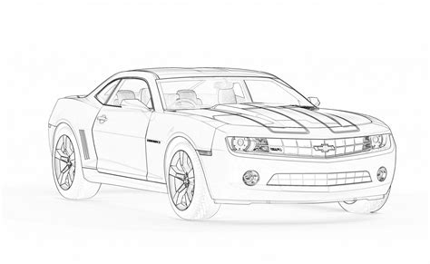 Chevy Camaro Coloring Pages