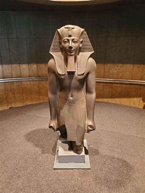 Statue of King Thutmose III in Greywacke, New Kingdom 1490-1436 B.C ...