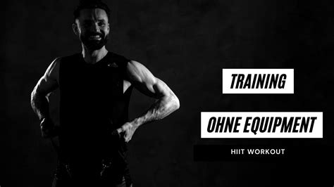 HIIT OHNE EQUIPMENT YouTube