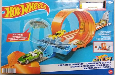 Hot Wheels Loop Stunt Champion Action Track Set Car Race Loop Flip For Sale Online Ebay