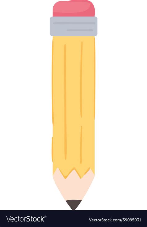 Wooden Pencil Supply Royalty Free Vector Image
