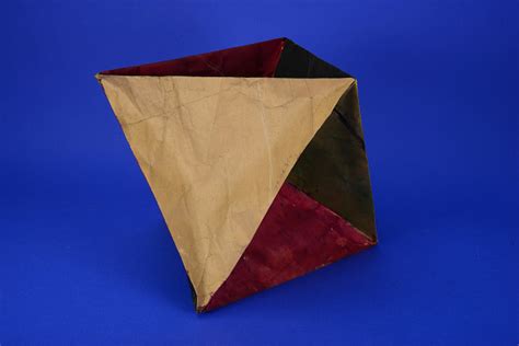 Geometric Model by A. Harry Wheeler,Tetrahemihexahedron or Heptahedron, One-Sided Polyhedron ...