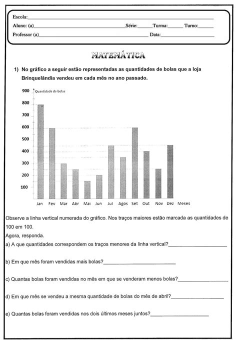 Atividades Grafico 3 Ano