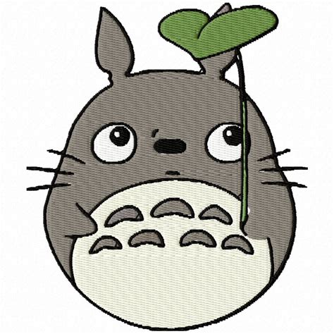 Matriz De Bordado Totoro Elo Produtos Especiais