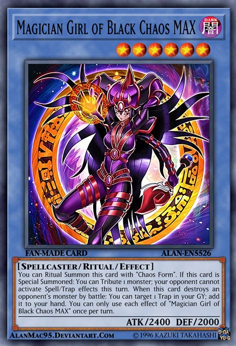 Magician Of Black Chaos MAX By AlanMac95 On DeviantArt Custom Yugioh