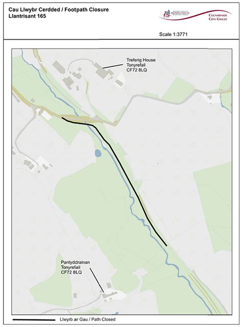 Footpath Closure Tonyrefail And District Community Council
